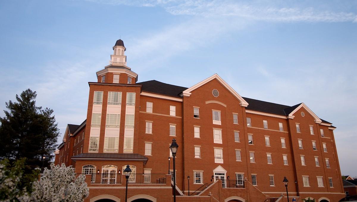 Alvin C. Adams Hall on South Green at Ohio University