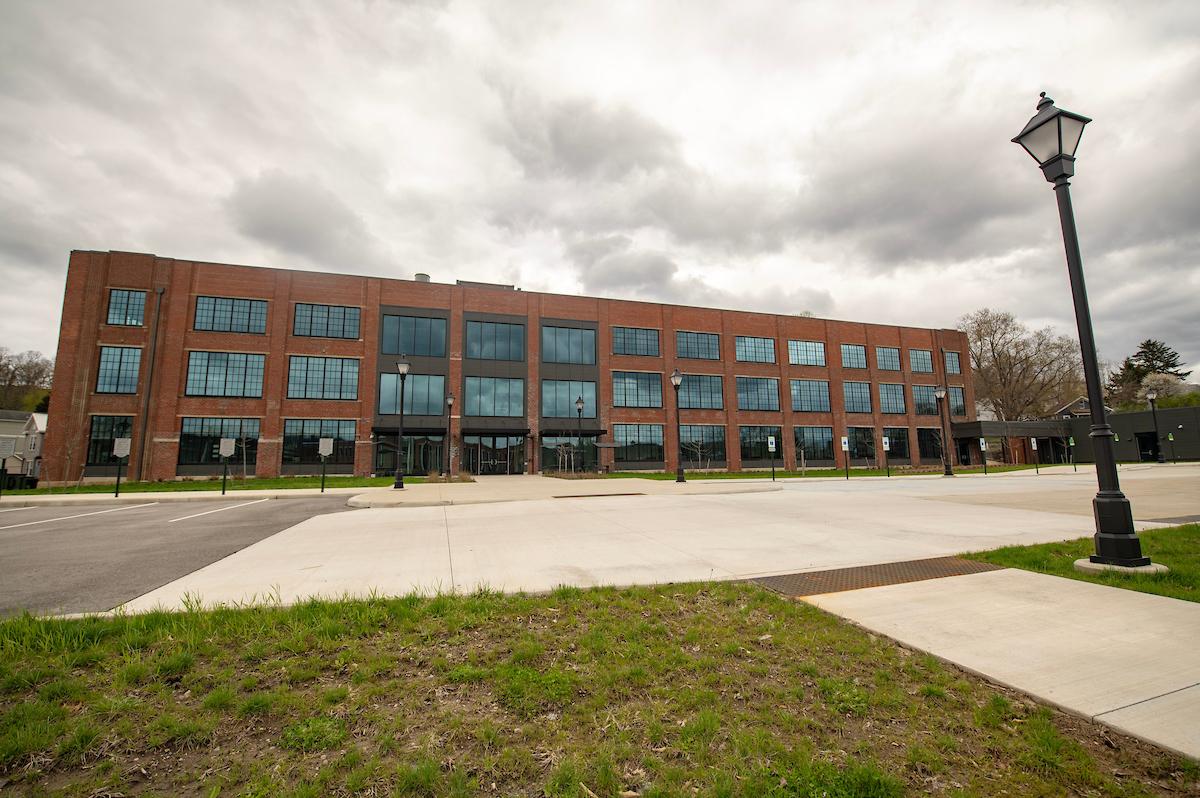 Exterior of the Russ Research Opportunity Center brick building