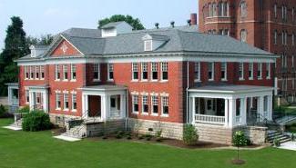 Photo of Ridges Building 22, which houses the Voinovich School of Leadership and Public Service